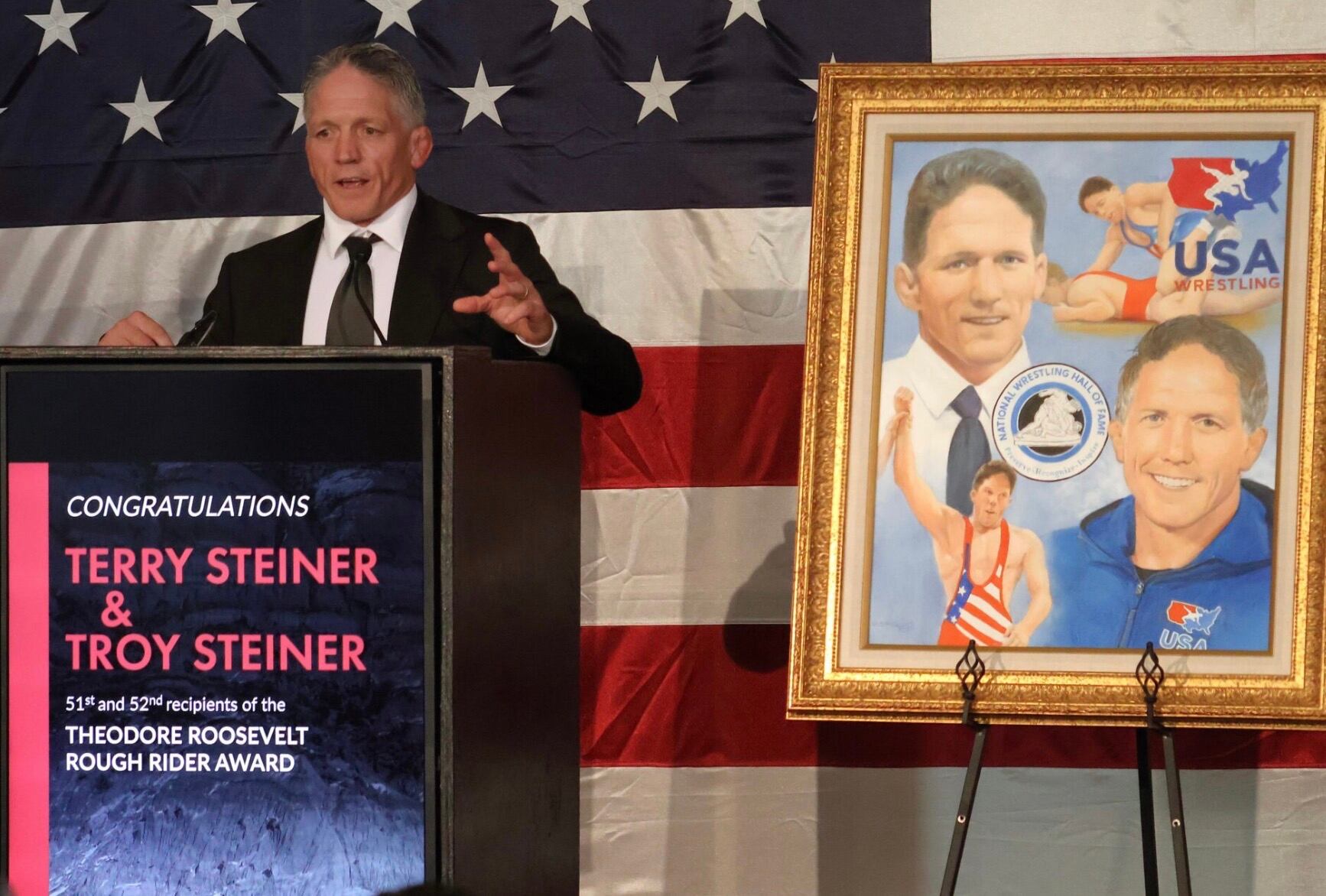 North Dakota governor honours wrestling brothers with Rough Rider Award