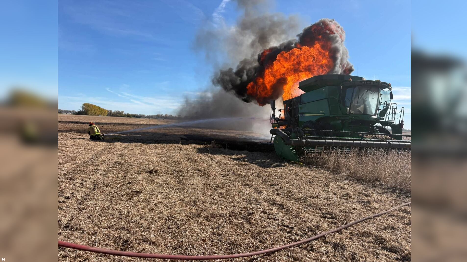 Larimore fire department warns farmers of harvest fire risks