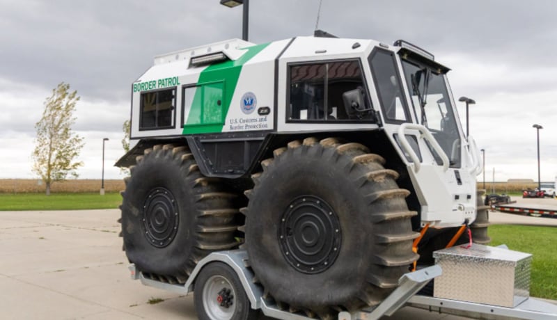 Grand Forks Border Patrol gets amphibious vehicle for winter