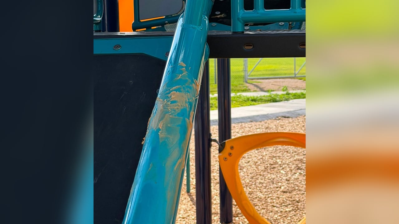 Peanut butter found smeared at Fargo park