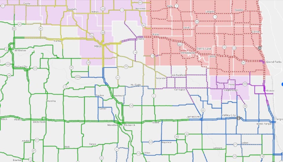 Travelers across North Dakota and northwest Minnesota face dangerous and potentially...