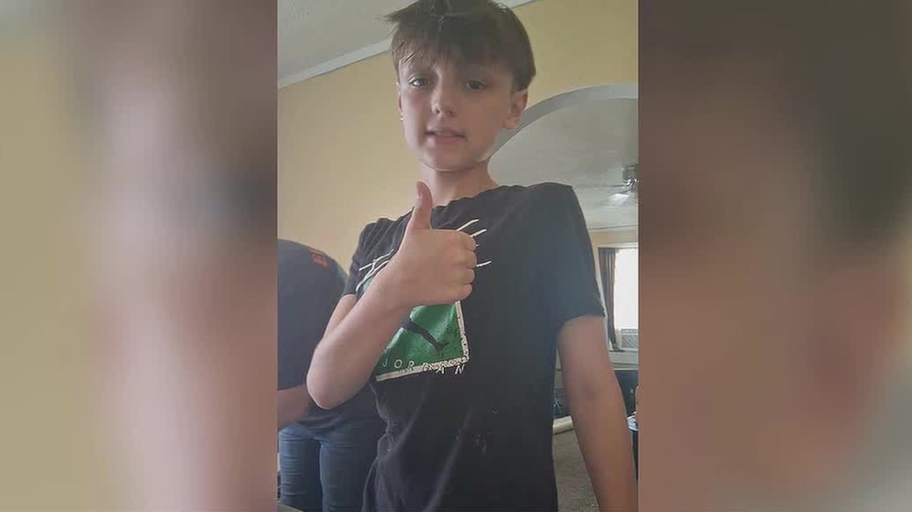 Hunter Combs, 12, died at the hospital after he was hit by a car while walking with friends,...