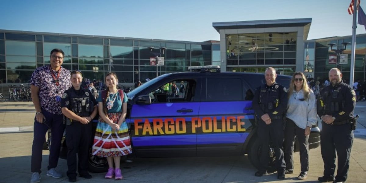 Fargo Students’ Artwork Rolls Out on New SRO Squad Cars
