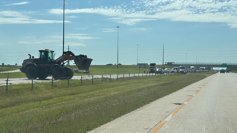 Lane reductions underway on 45th Street South in Fargo for concrete ...