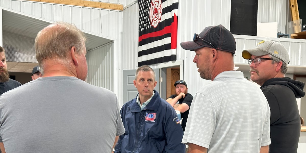 Governor Kelly Armstrong visits Cass County to survey storm damage