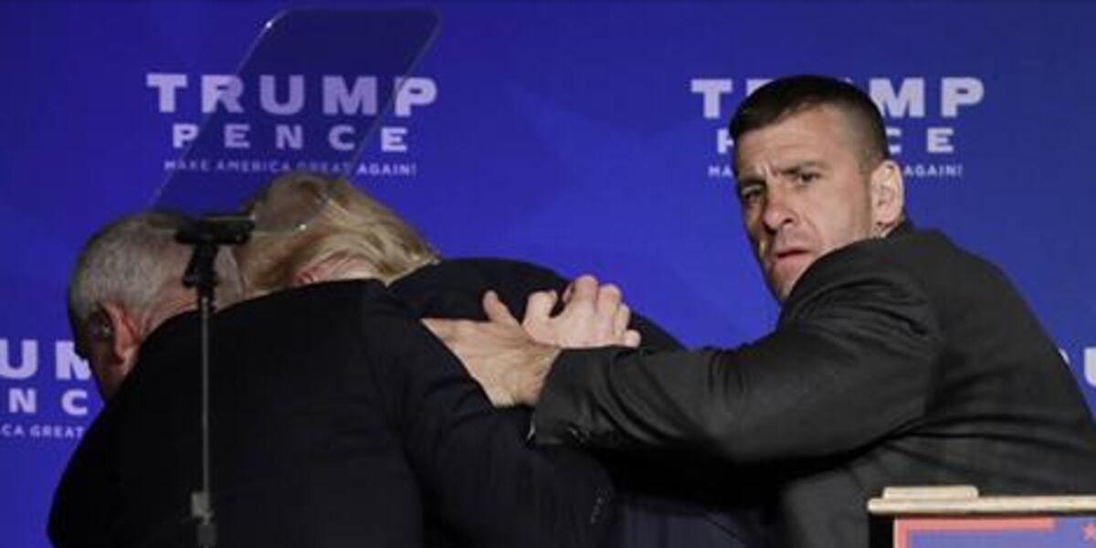 Trunp Reno Rally Trump rushed off stage after disturbance at Reno rally