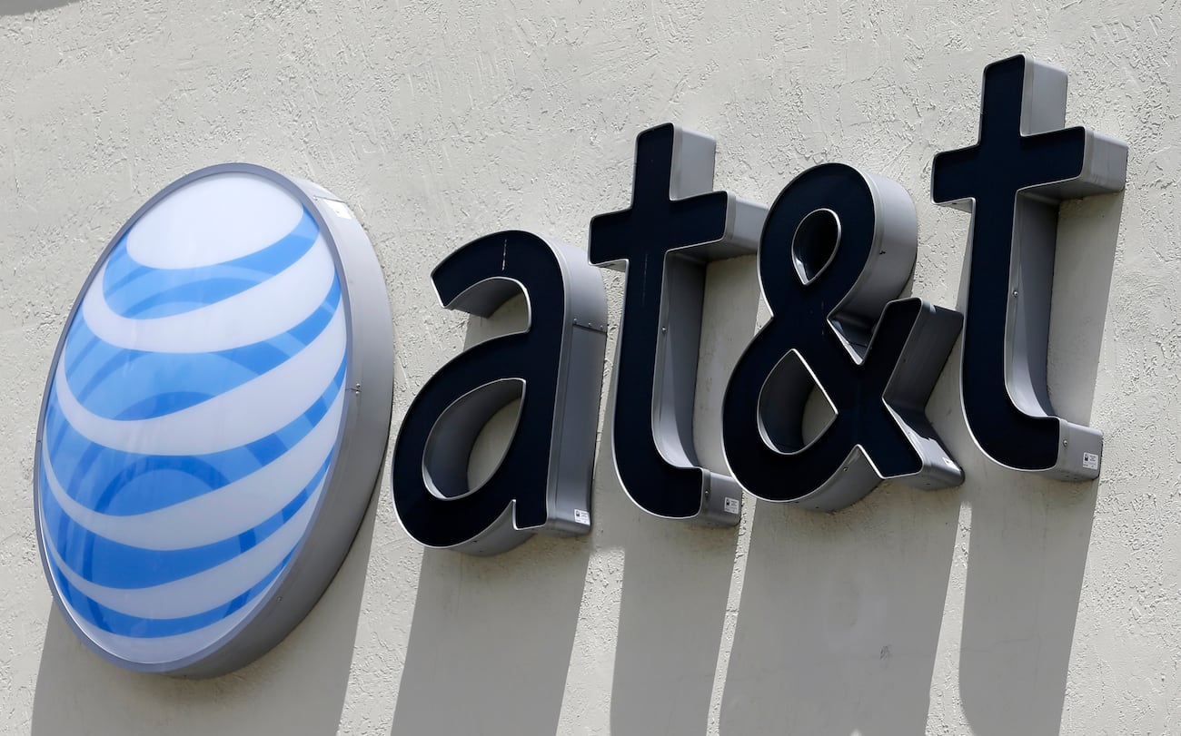 FILE - AT&T store shown in Florida.