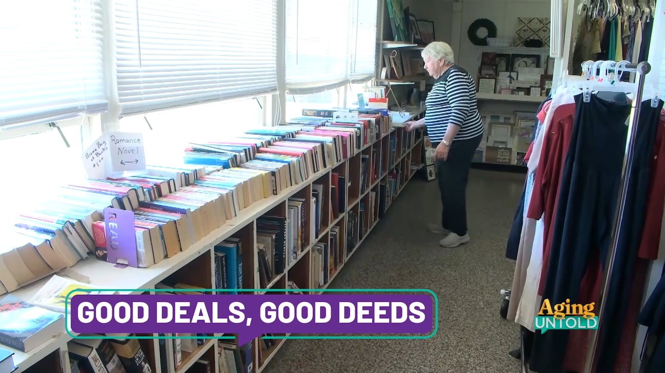 Barbara Daniels has led volunteers at Cumberland Clothes Closet for 15 years.