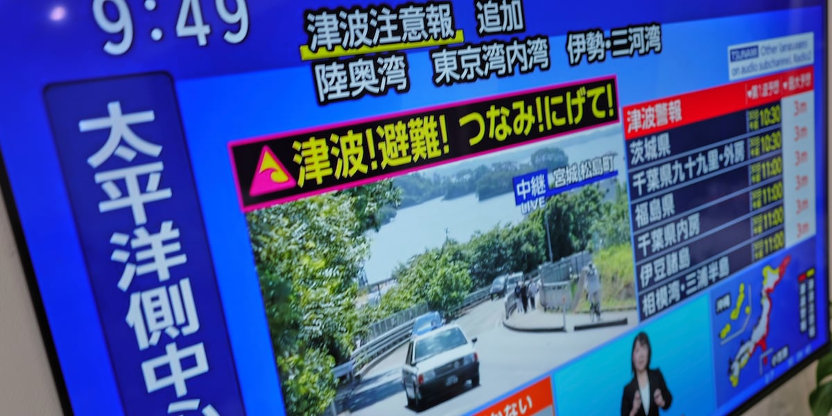 Tsunami warning today live radar Tsunami warning today live radar