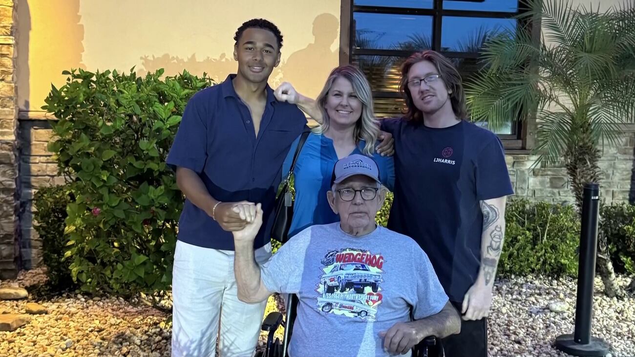 Marvin "Ed" Morgan and family
