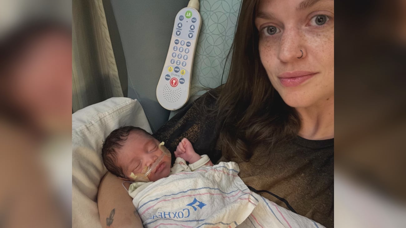 A new mother did not know she was pregnant until she went into labor.