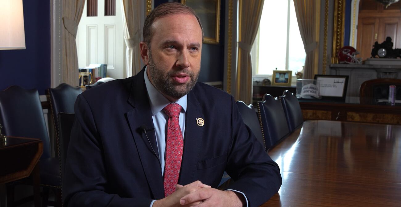 Republican Congressman Jason Smith of Missouri speaks with InvestigateTV