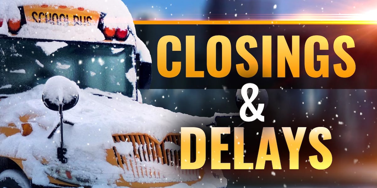 Winter weather conditions cause closings and morning delays in the valley