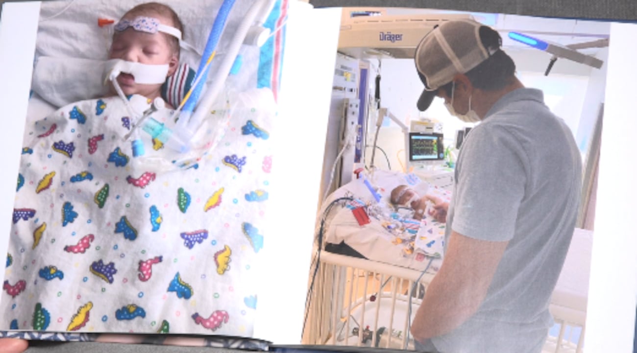 Monroe in the hospital.