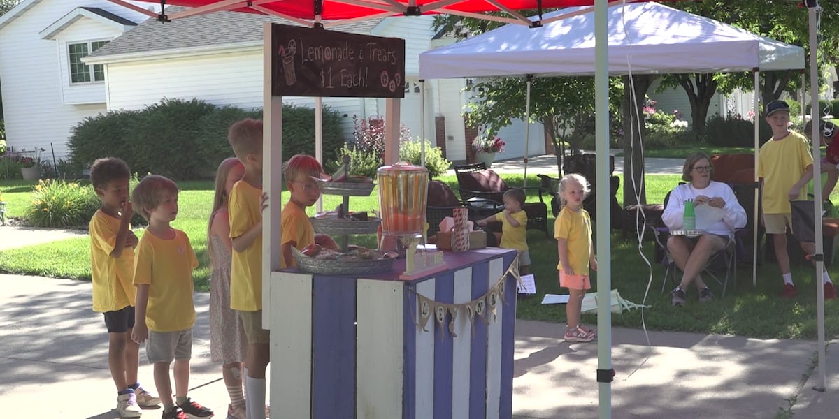 United Way lemonade stand kicks off school supply drive with $40K match