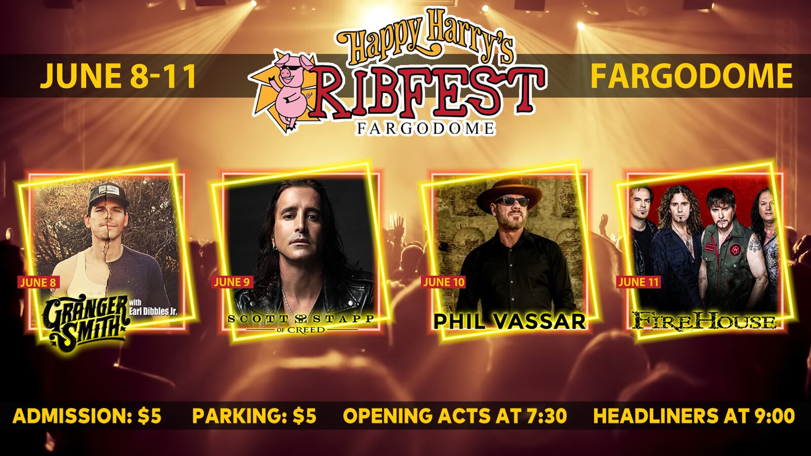 Entertainment lineup announced for RibFest in June