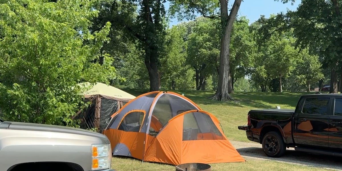 Fargo campers navigate hazardous air quality, heat advisory