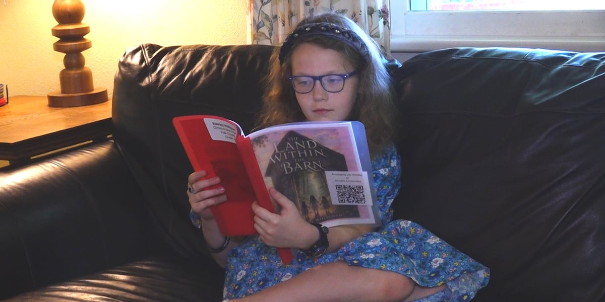 Buxton girl, 10, turns childhood writing project into published Amazon novel