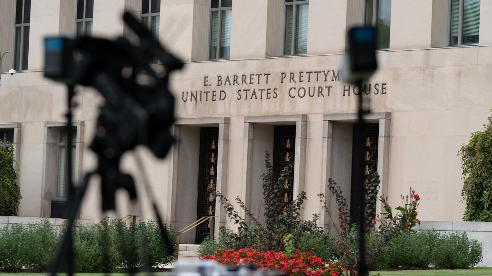 The E. Barrett Prettyman U.S. Federal Courthouse is seen Wednesday, Sept. 23, 2026, in...