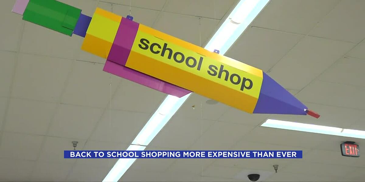 School Inflation Parents gathering back-to-school supplies battle inflation while still ...