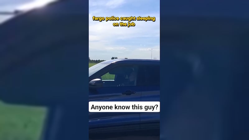 Fargo police address video of officer asleep in squad car