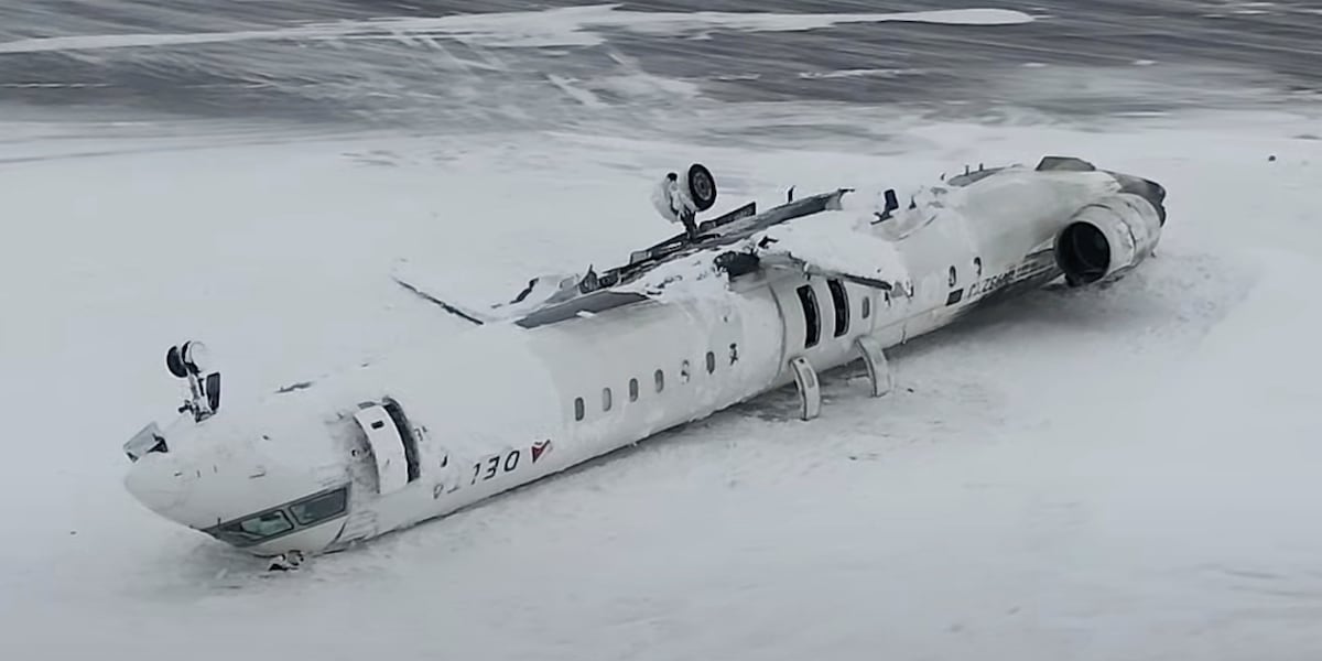 Delta plane that flipped over in Toronto last month showed high rate of descent, initial report says Delta plane that flipped over in Toronto last month showed high rate of descent, initial report says