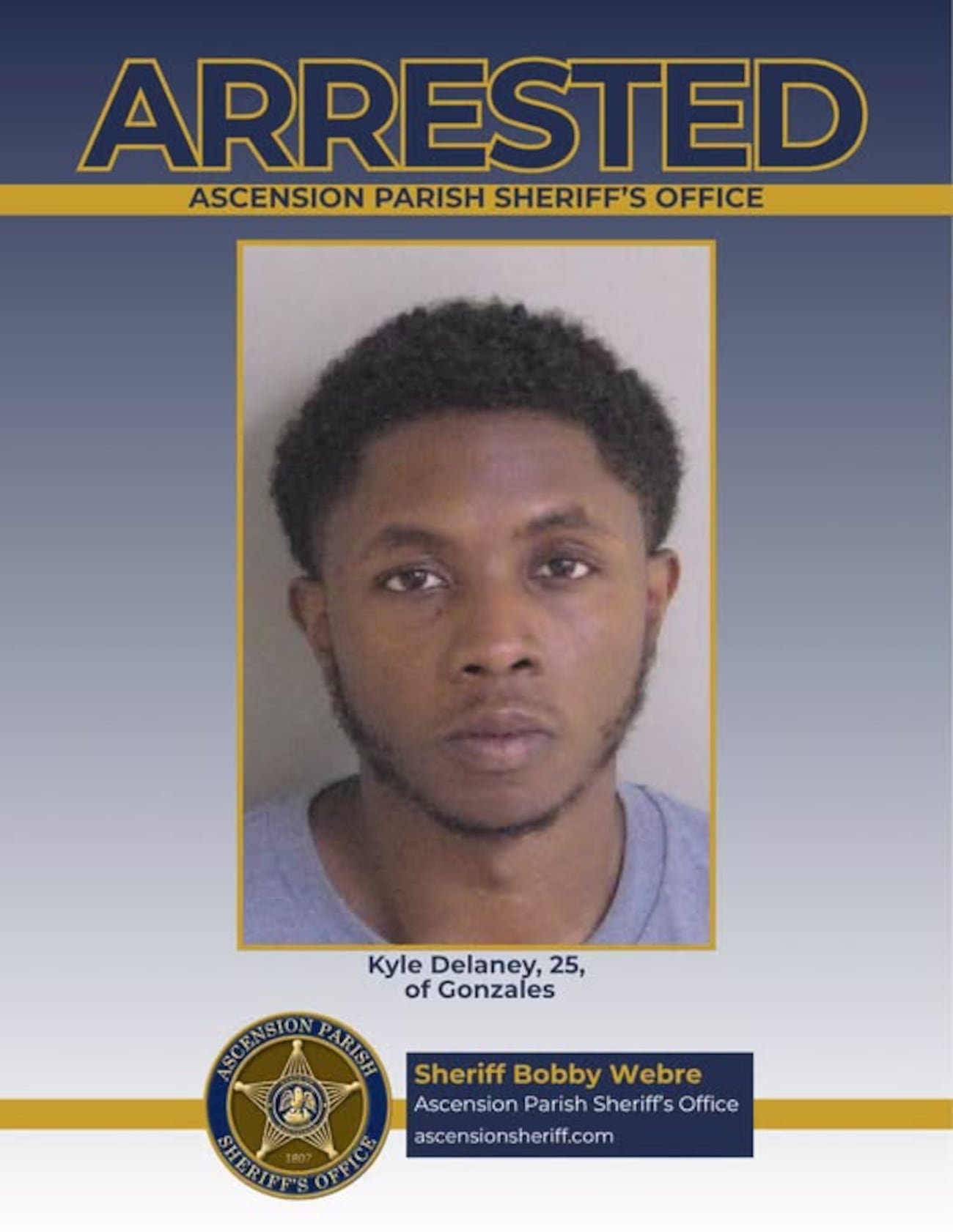 The shooting Delaney is accused of happened on St. Vincent Street around 5:30 p.m.