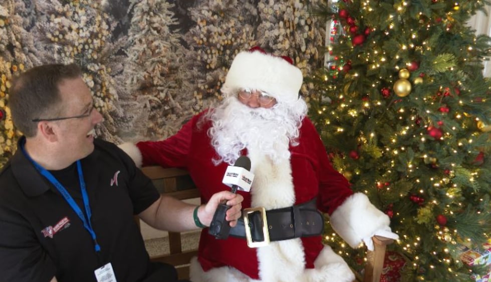 Santa sits down with Valley News Live's Bobby Falat talking about being at the Red River...