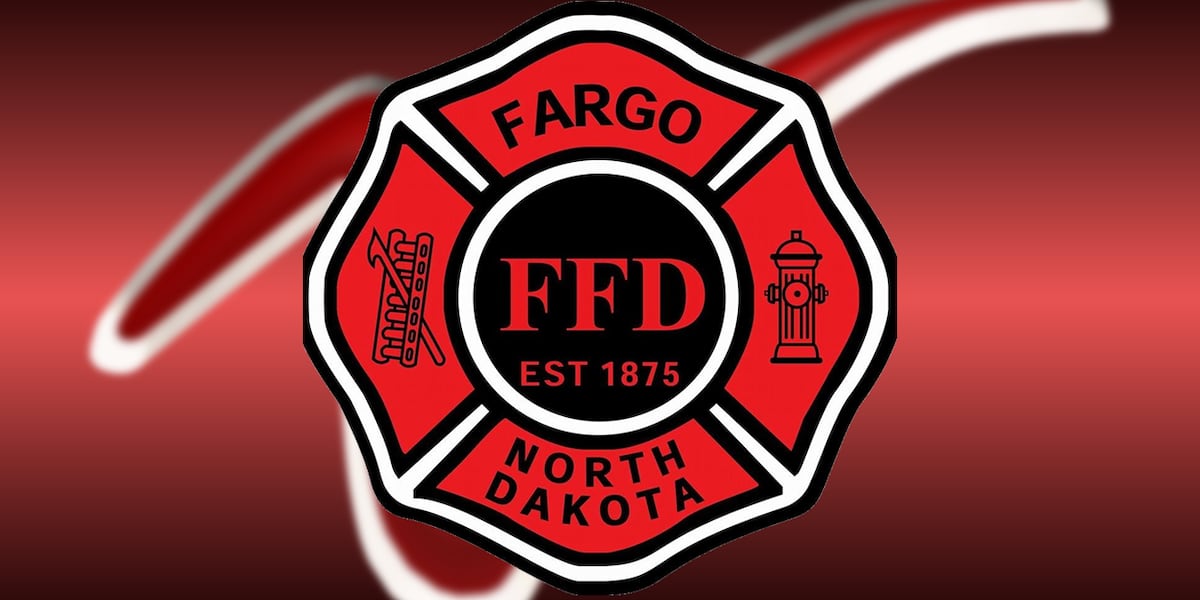 One person injured after vehicle fire inside structure in North Fargo