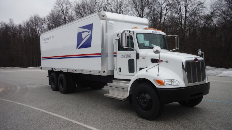 The crash happened between a Dodge Ram 2500 and a USPS box truck similar to this one.
