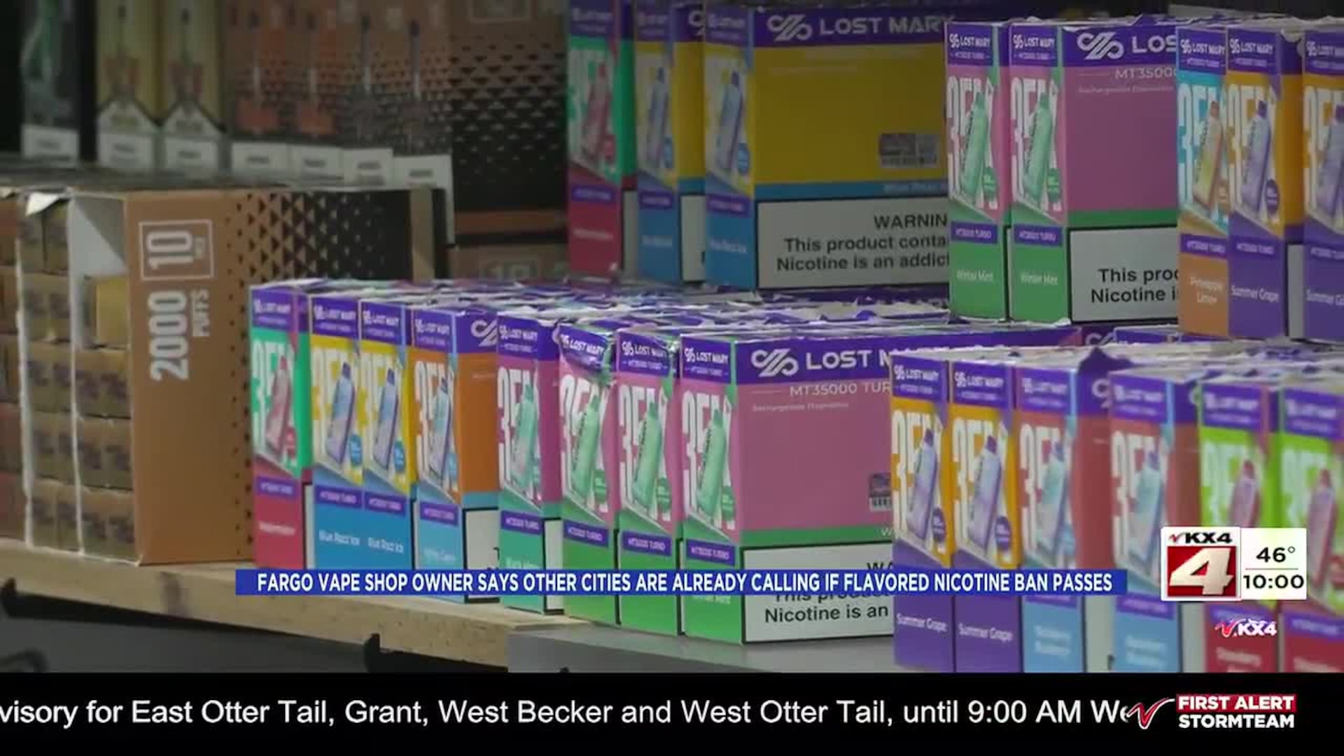 Fargo vape shop owner says other cities are already calling if flavored nicotine ban passes Fargo vape shop owner says other cities are already calling if flavored nicotine ban passes