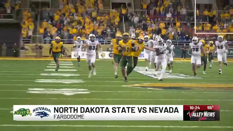 Matthew Stenbroten scoops up a fumbled 2-point conversion and returns it in the Herd's 31-17 win.
