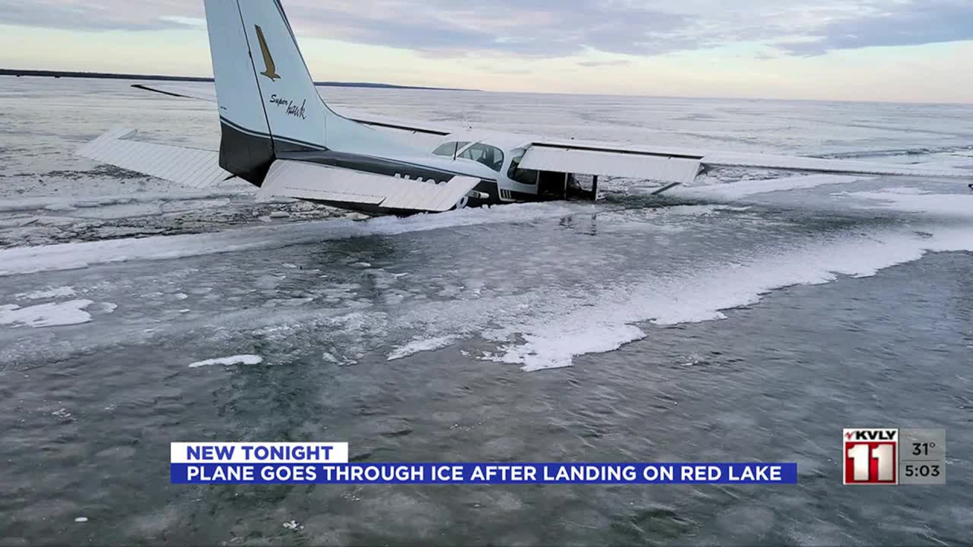 UPDATE: Pilot identified after plane goes through the ice on Upper
